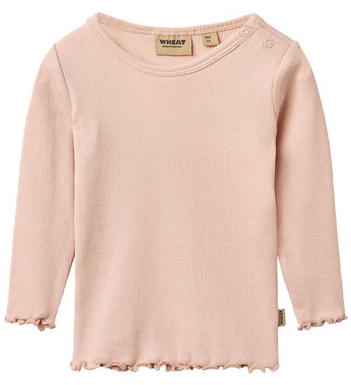 Wheat Bluse - Rib - Ida - Powder