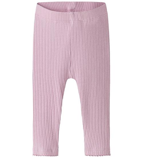 Name It Leggings - Rib - NbfDemi - Fragrant Lilac