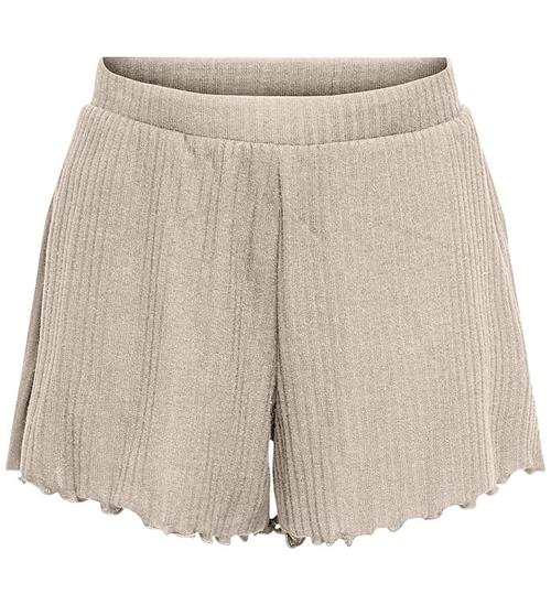 Kids Only Shorts - Rib - Noos - KogNella - Pumice Stone/Melange