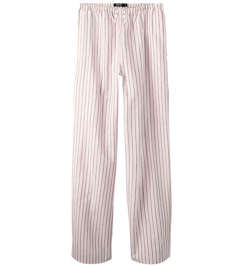 LMTD Bukser - Poplin - NlfKelle - Wide - Pink Marshmallow/Black