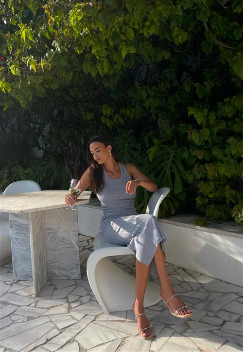 BUBBLEROOM Sparkling Rib Tank Top