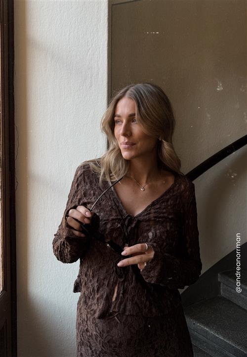 BUBBLEROOM Reversible Lace Cardigan