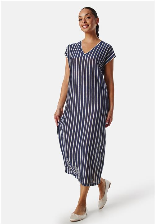 VERO MODA Vmlana Ss V-neck Calf Dress Jrs