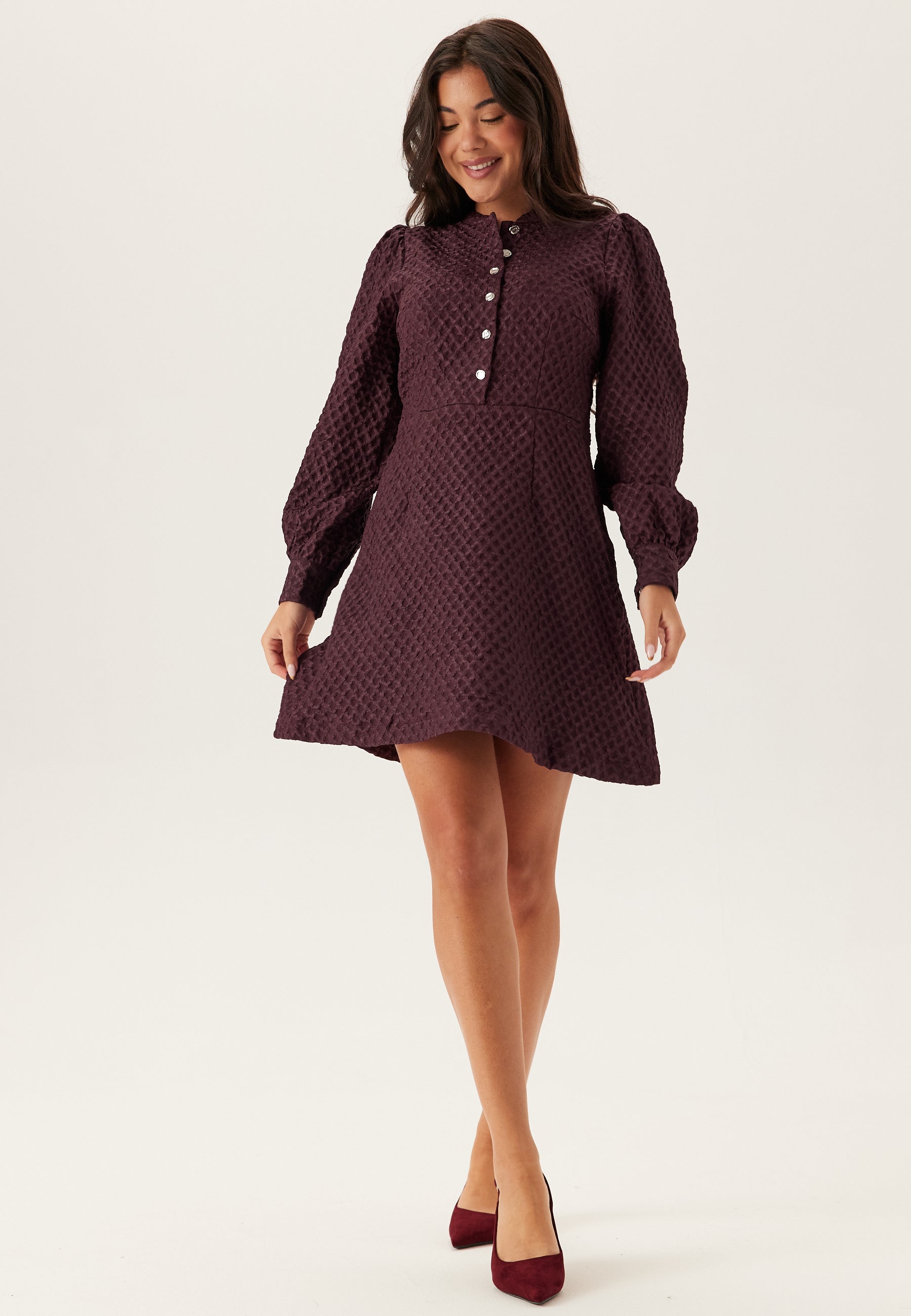 VILA Vitaliama L/S JAQCUARD DRESS