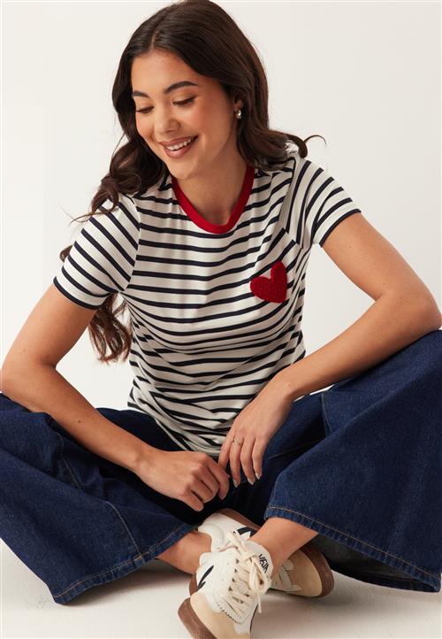 ONLY Onlheart Life S/S TEE JRS NOOS