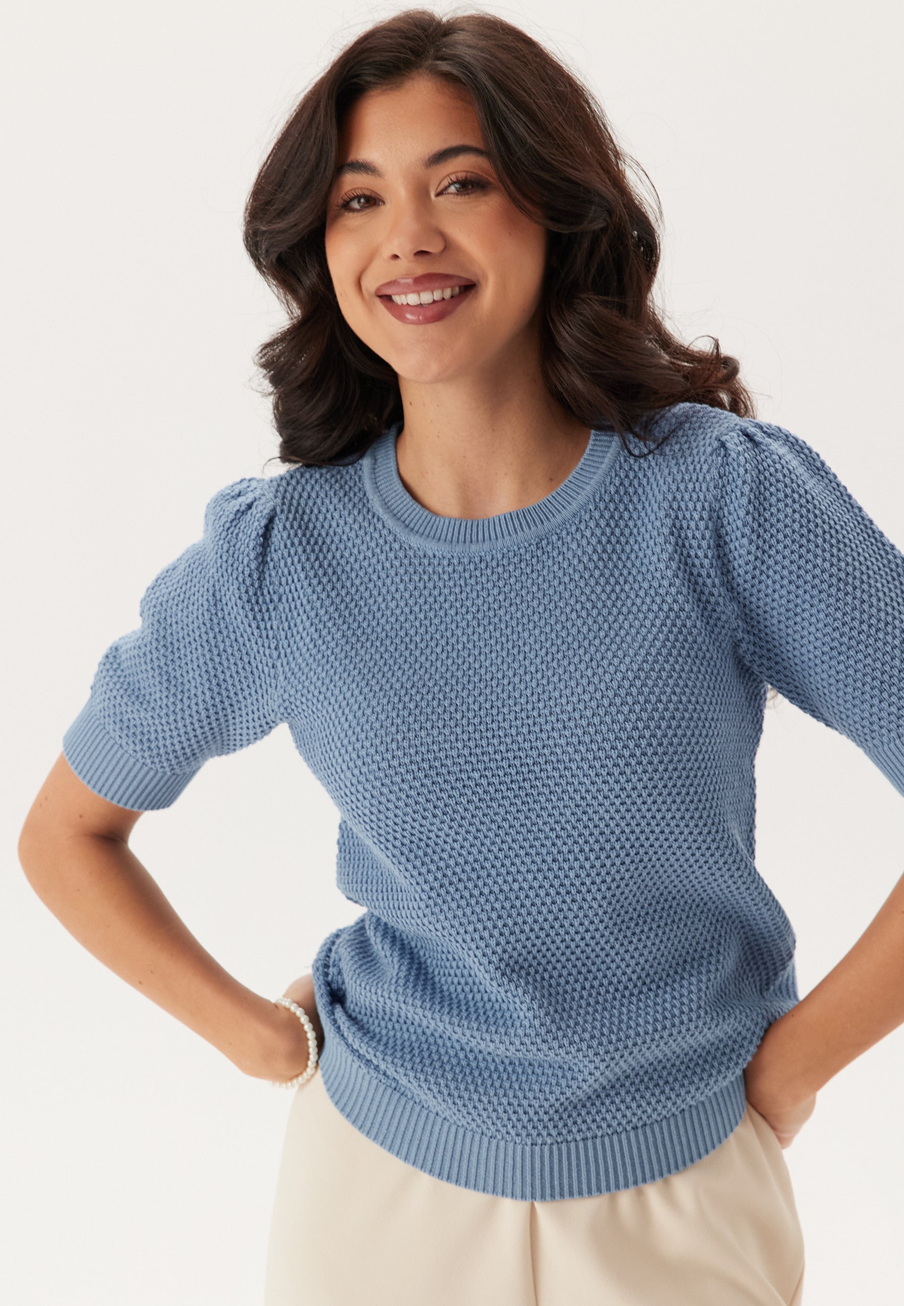 VILA Vidalo O-Neck S/S knit top