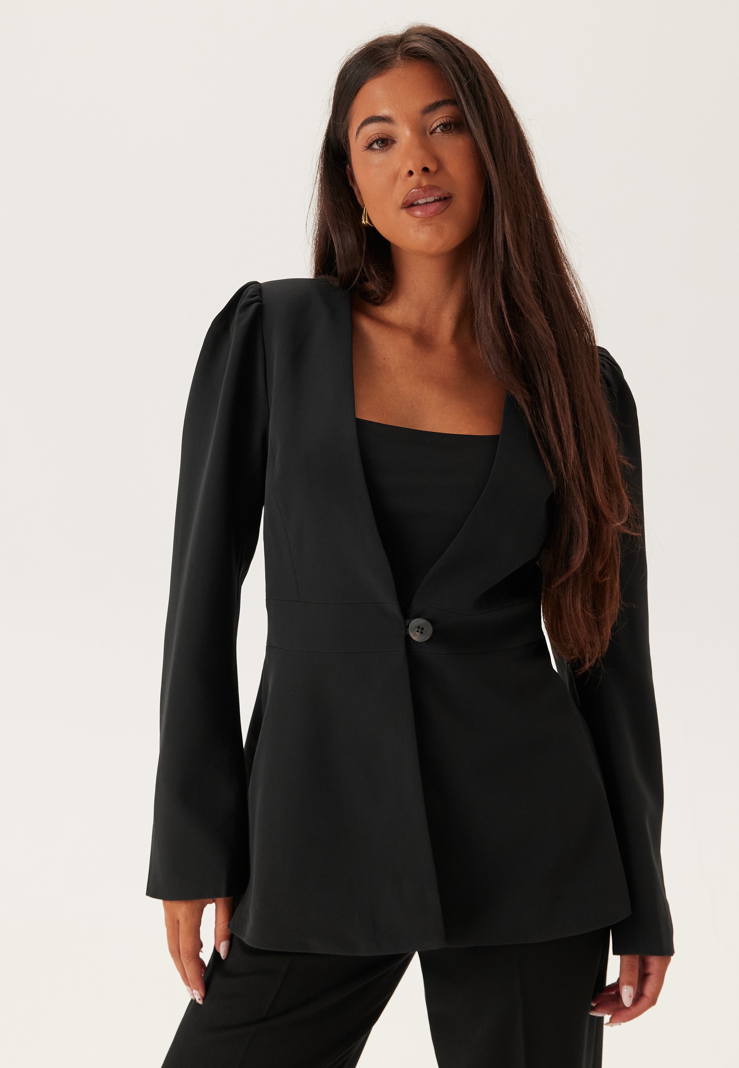 VILA Virasa L/S SINCHED WAIST BLAZE
