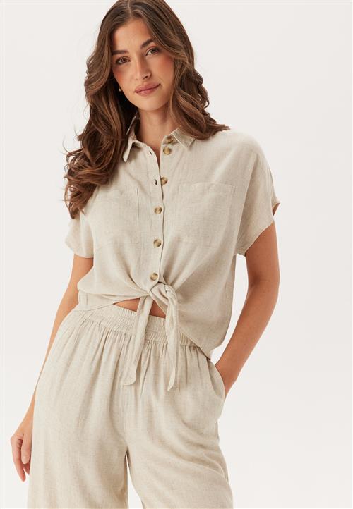 Pieces Pcpia Ss Tie Shirt Wvn Noos