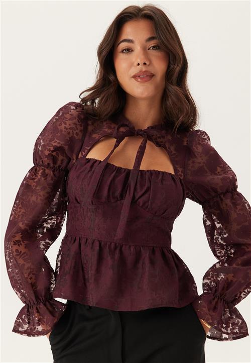 Chiara Forthi Peplum Blouse