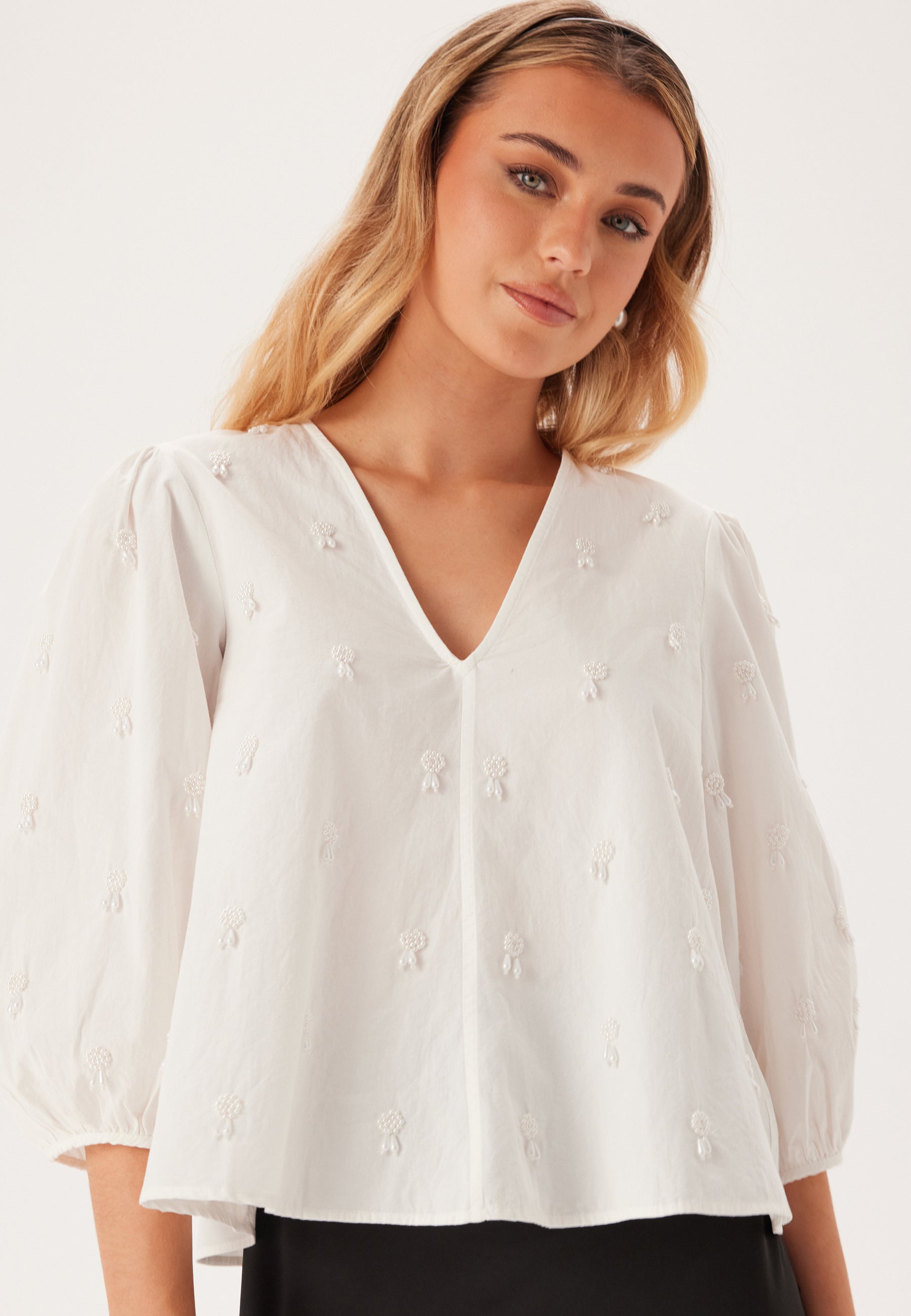 SELECTED Slfgalia 3/4 SEQUINS TOP SEQUI