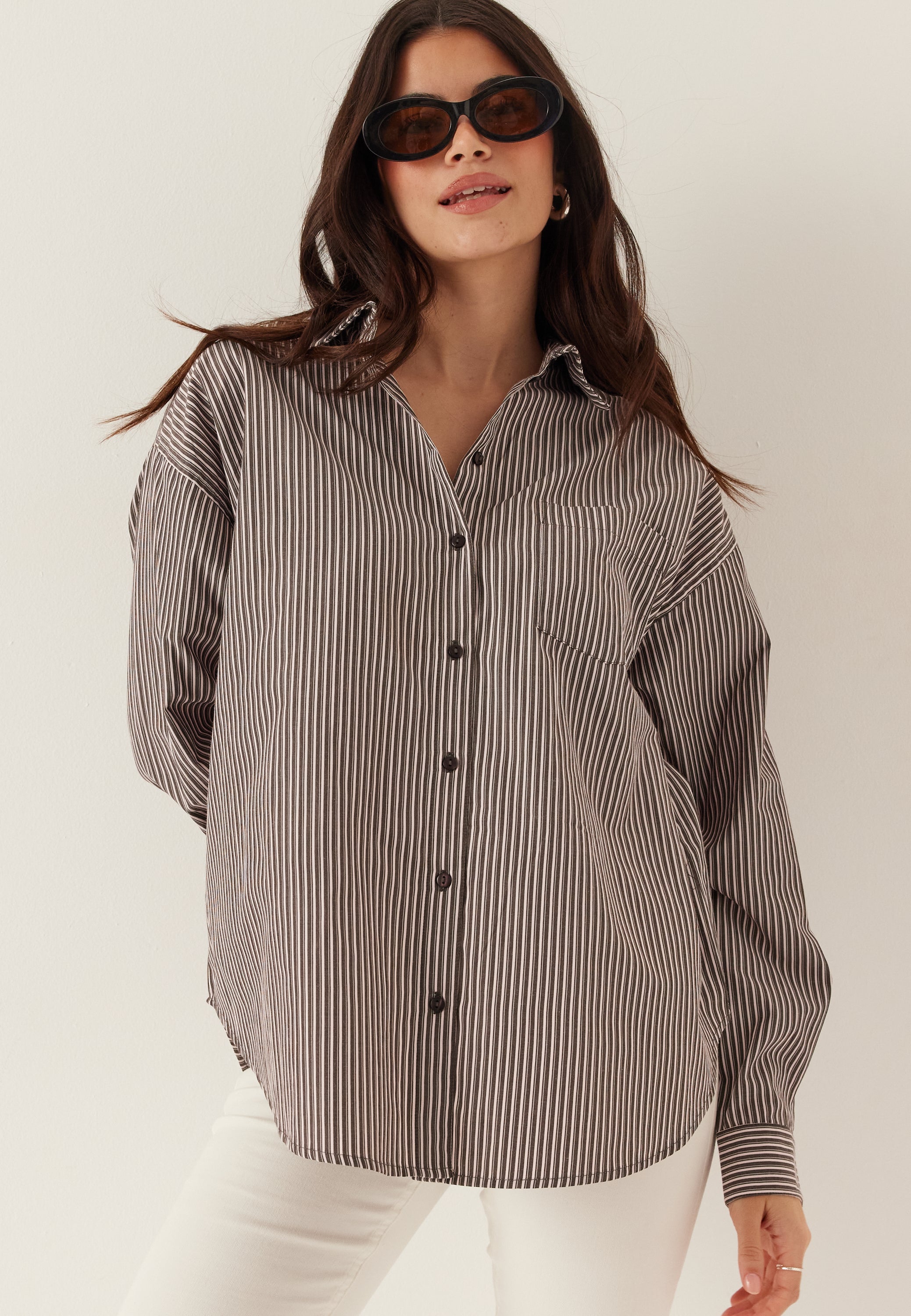 Pieces Pcemmy Ls Loose Shirt