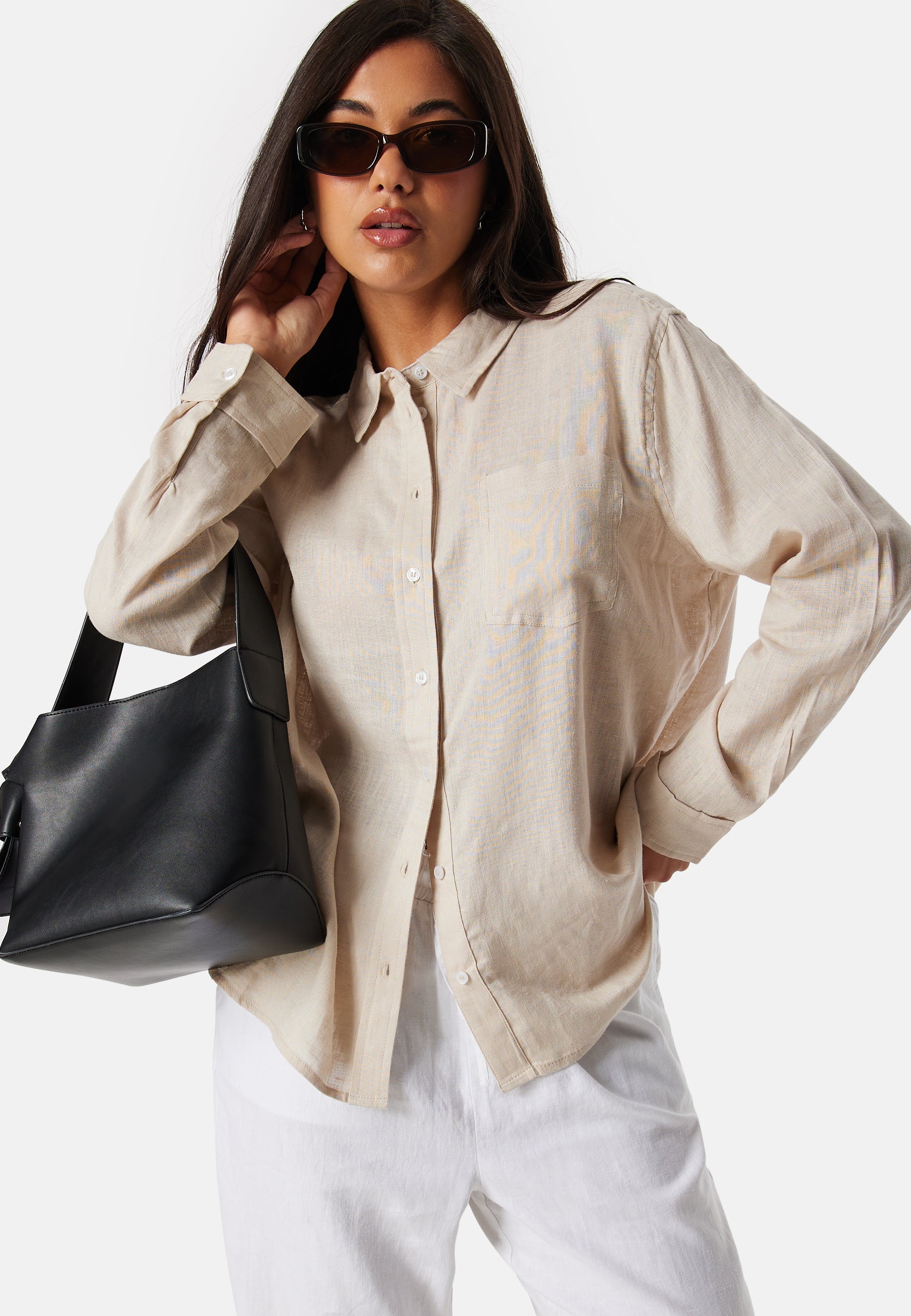 ONLY Onltokyo Linen Blend Shirt