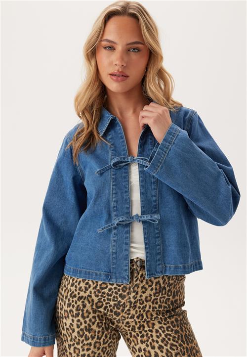 ONLY Onlthora Ls Bow Shirt Dnm