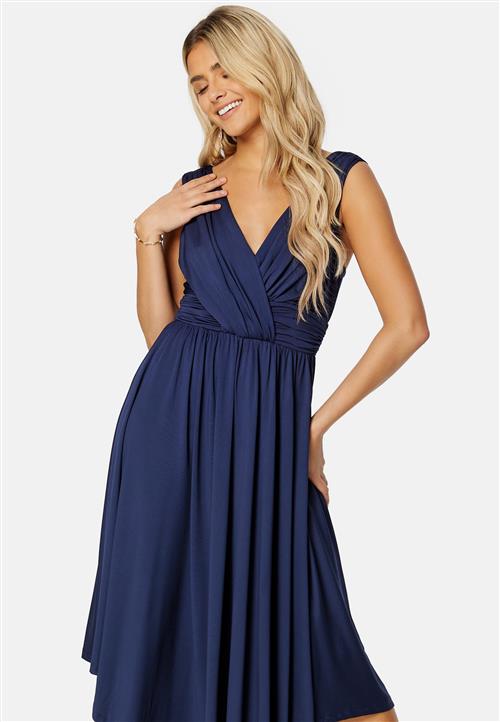 Bubbleroom Occasion Draped Soft Midi Dress