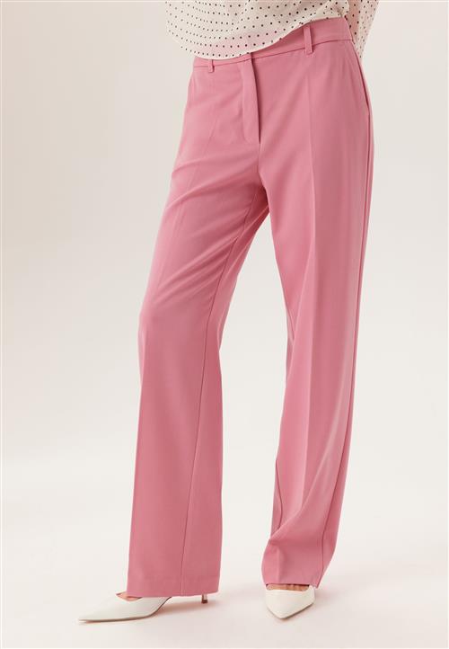 BUBBLEROOM Straight High Waist Suit Trousers