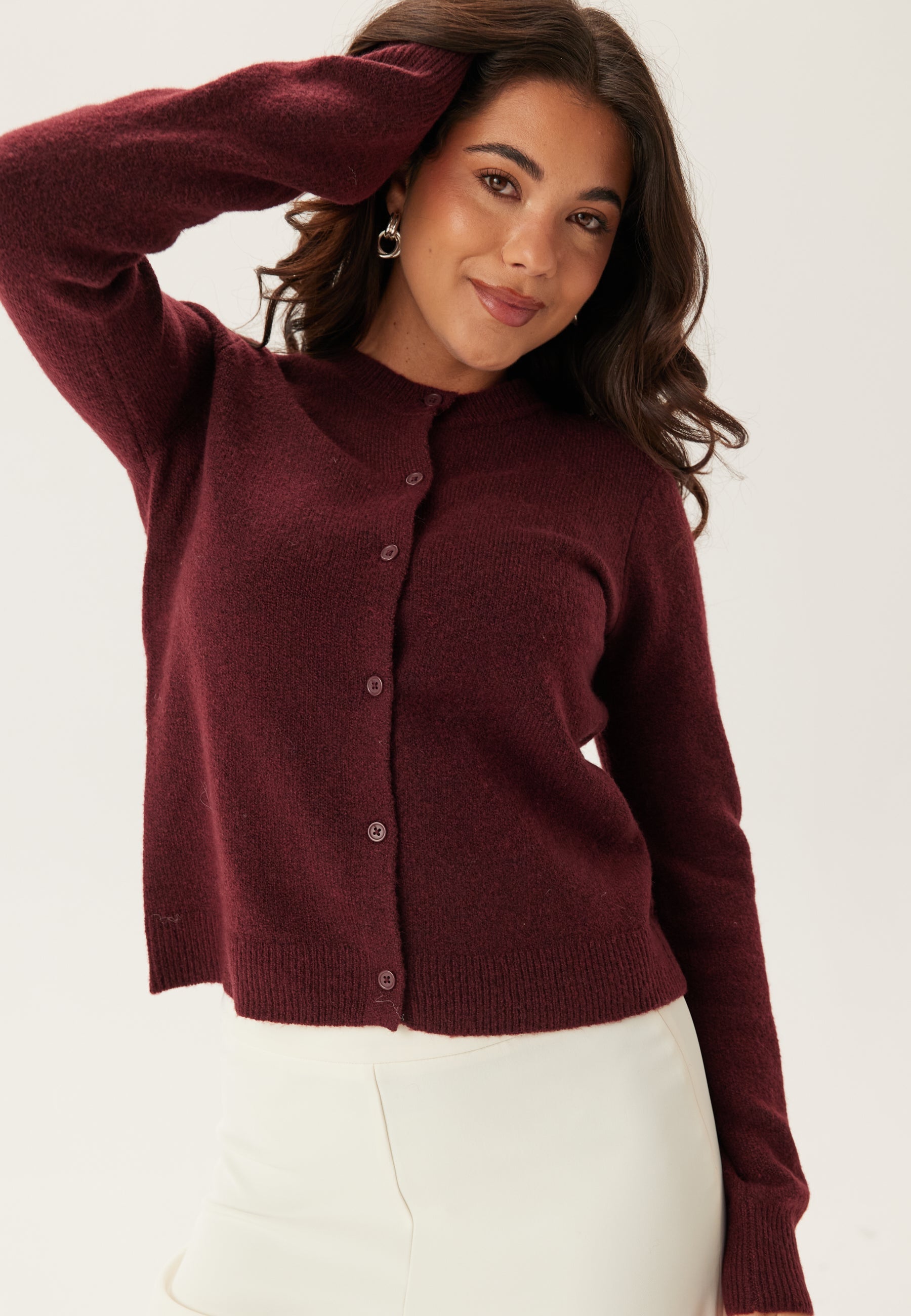 Pieces Pcmalou Ls Knit Cardigan