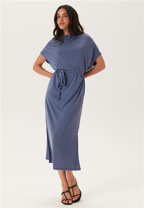 VILA Vimodala Waterfall C/S Midi Dress