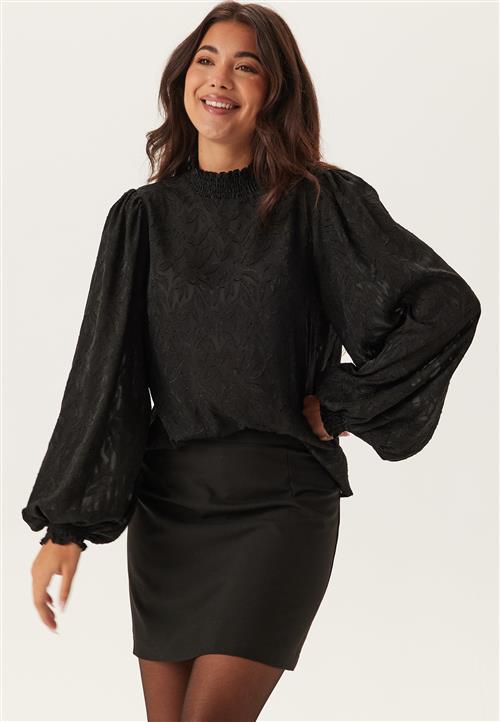 Happy Holly Jacquard Smock Blouse