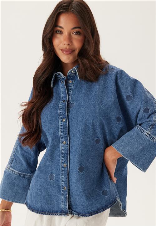 ONLY Onlgrace 3/4 HEART EMB DNM SHI