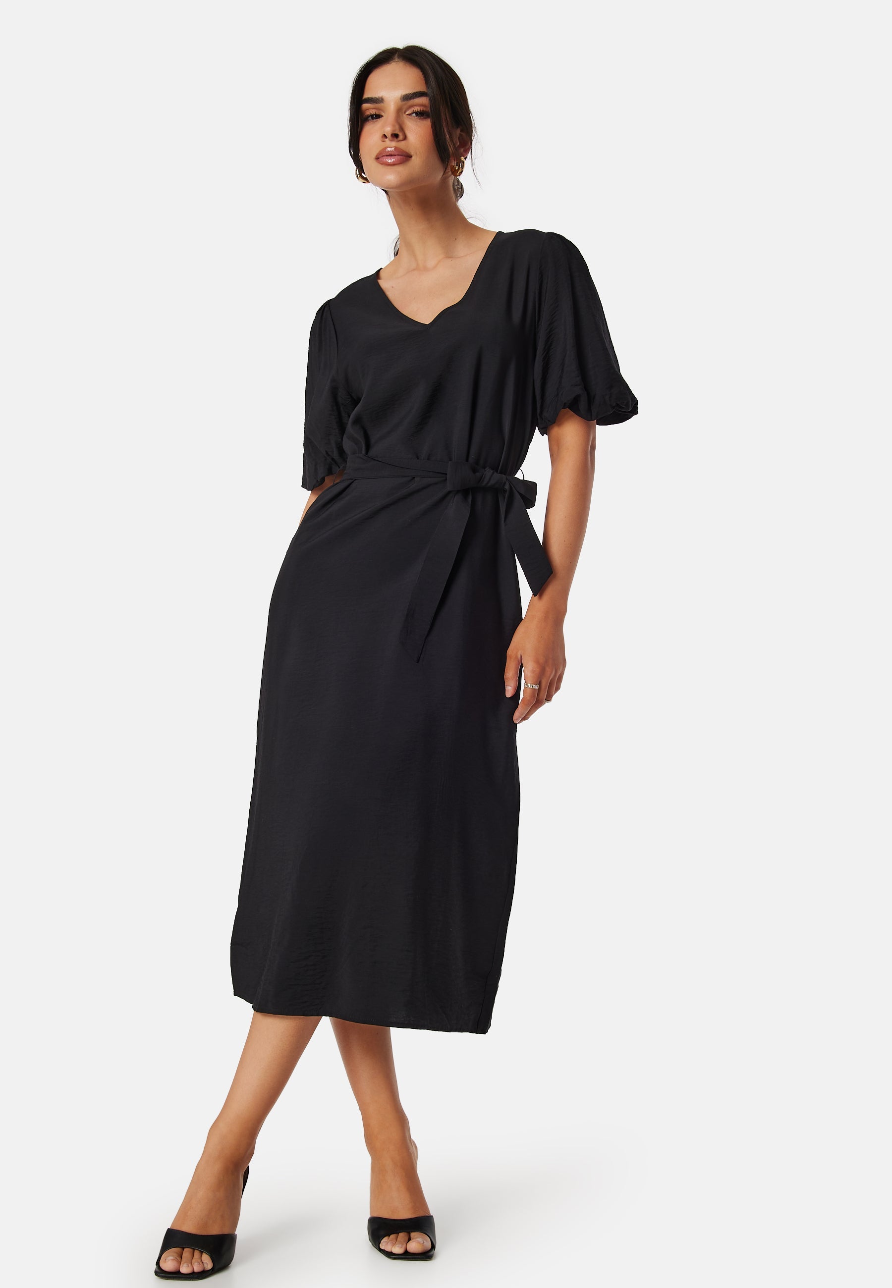 Object Collectors Item Objjacira 2/4 V-neck dress