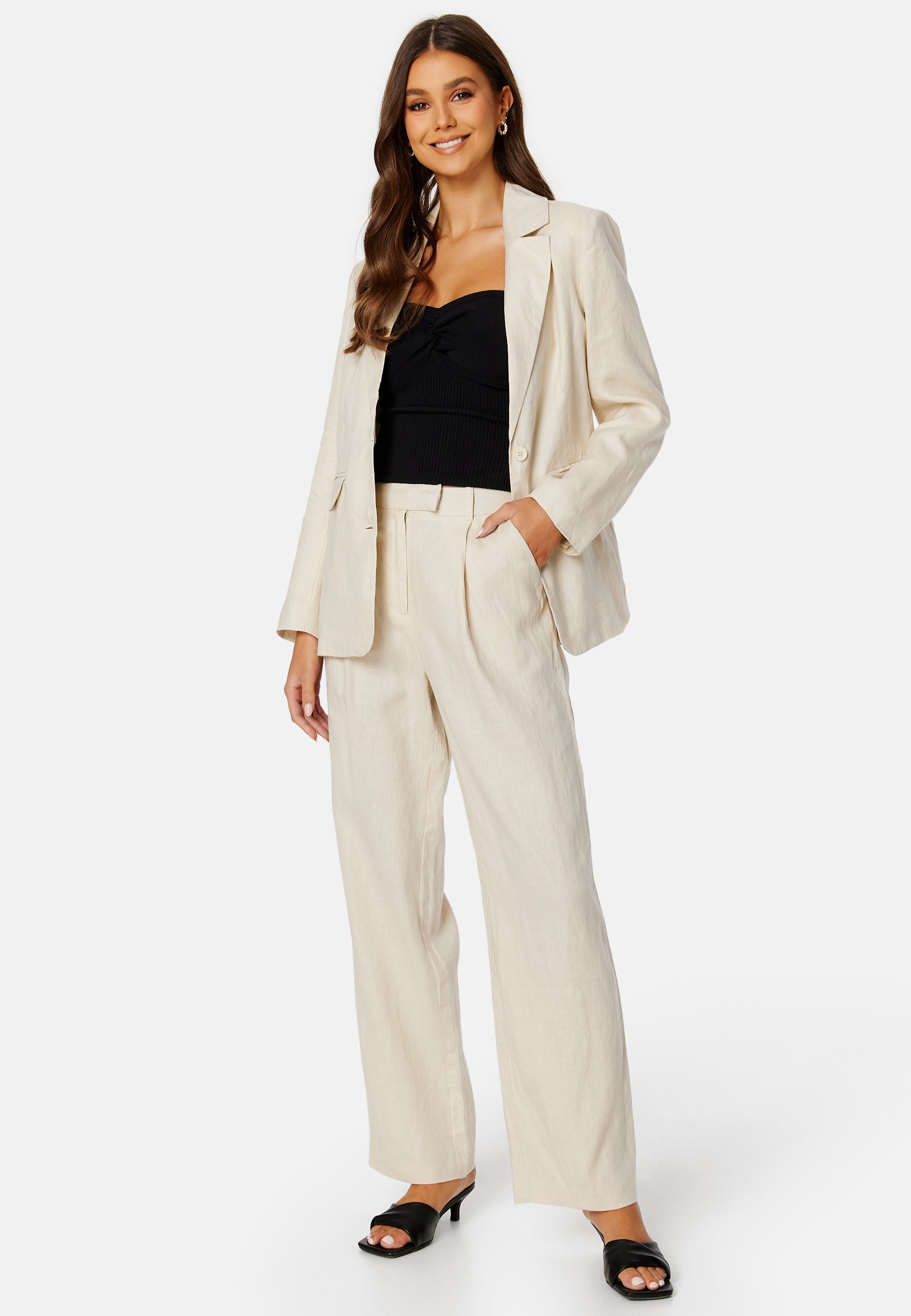 BUBBLEROOM CC Linen pants
