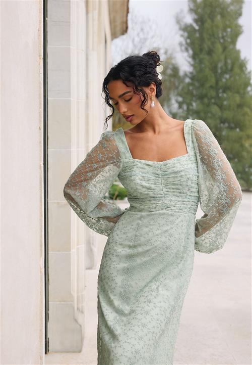 Bubbleroom Occasion Ruched L/S Midi Dress