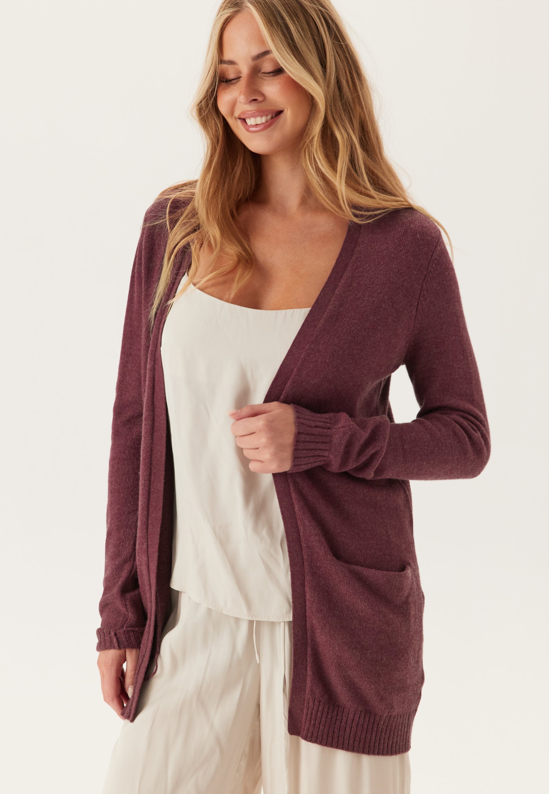 VILA Viril Open L/S KNIT CARDIGAN