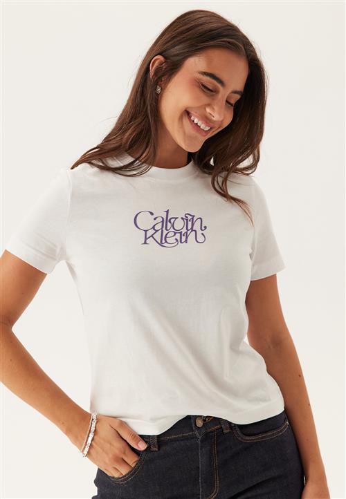 Calvin Klein Jeans Ss Fitted Script Calvin Klein Te