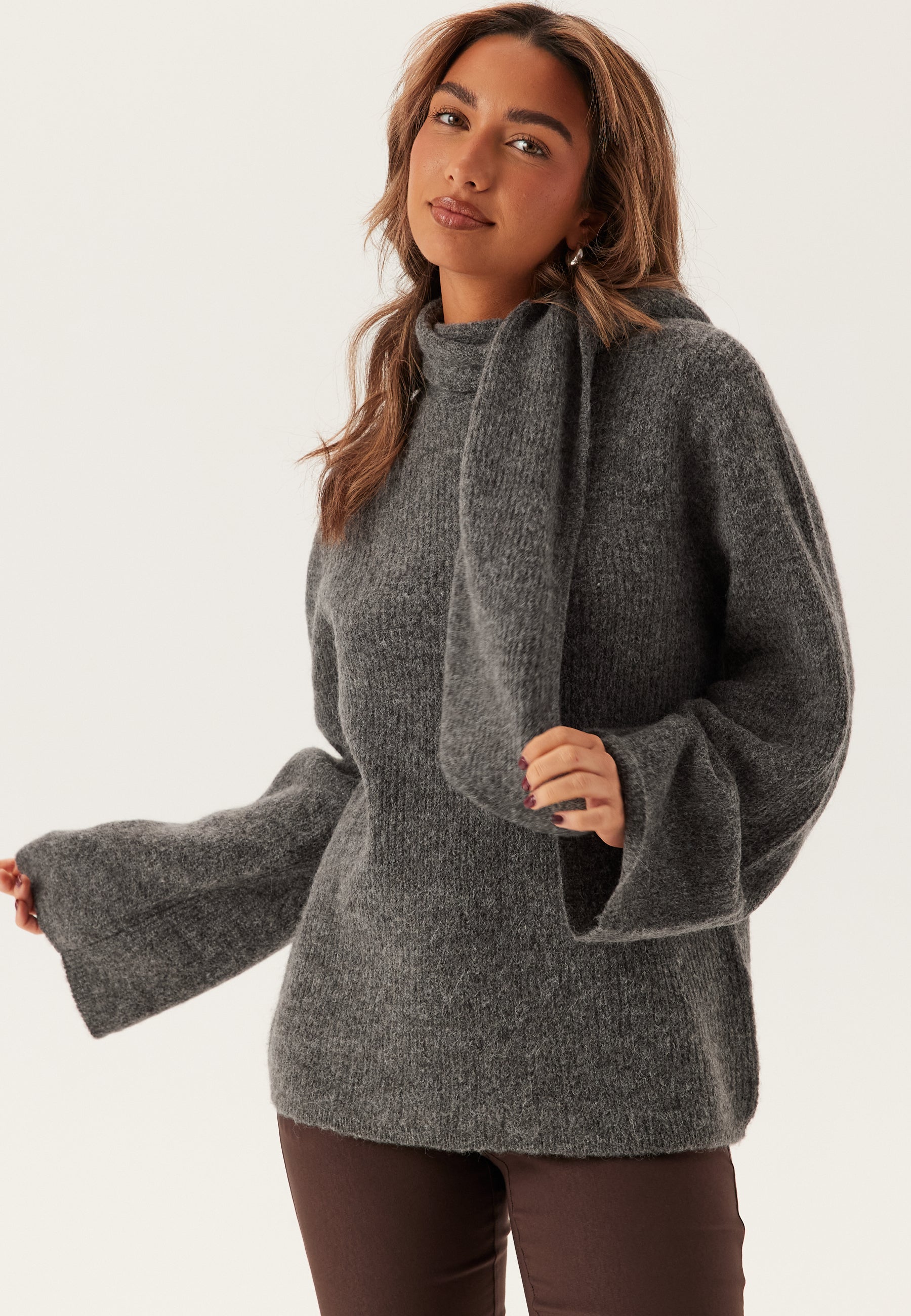 SELECTED Slflulu Ls Bow Knit