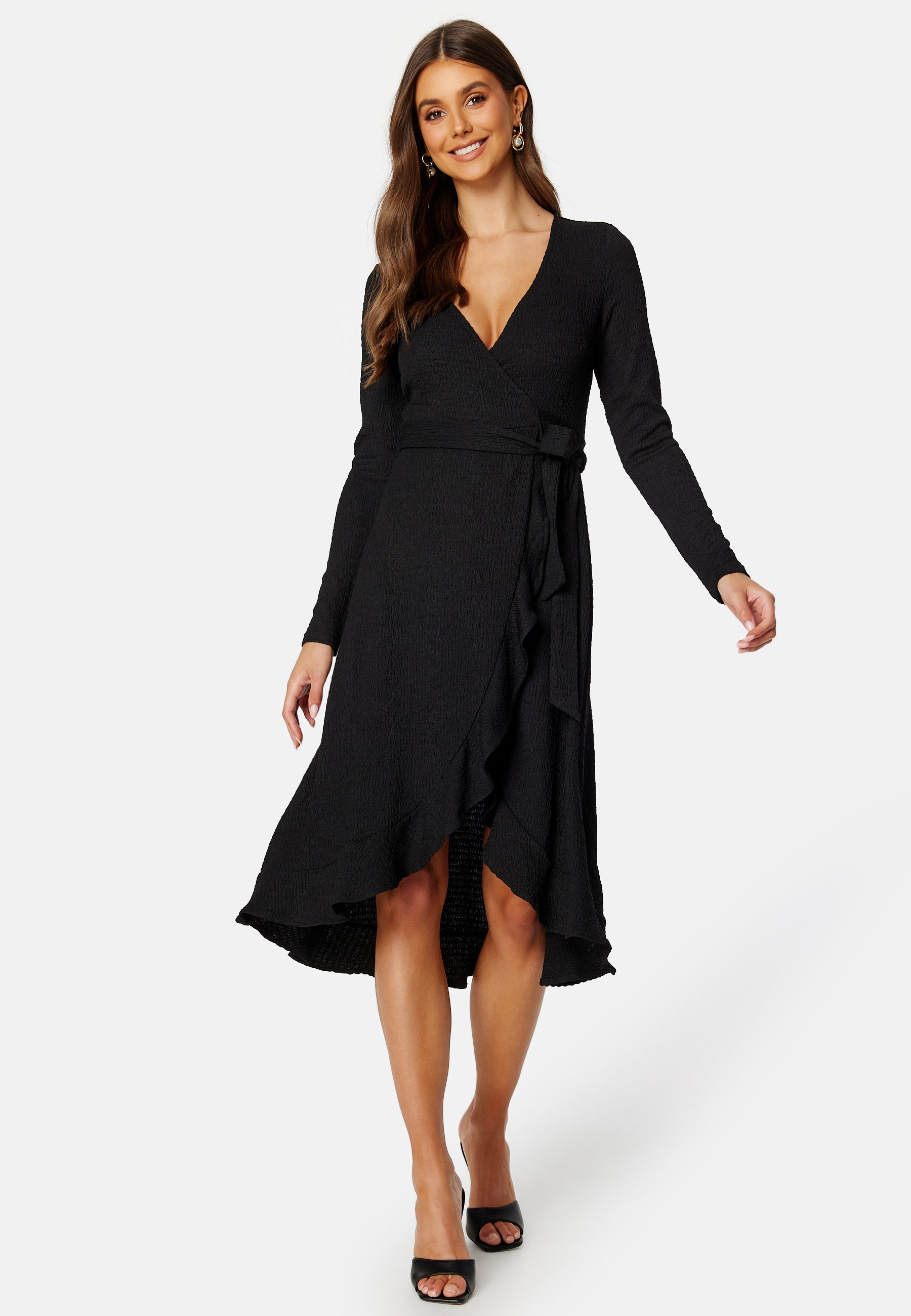 Happy Holly Lianna Structure Frill Dress