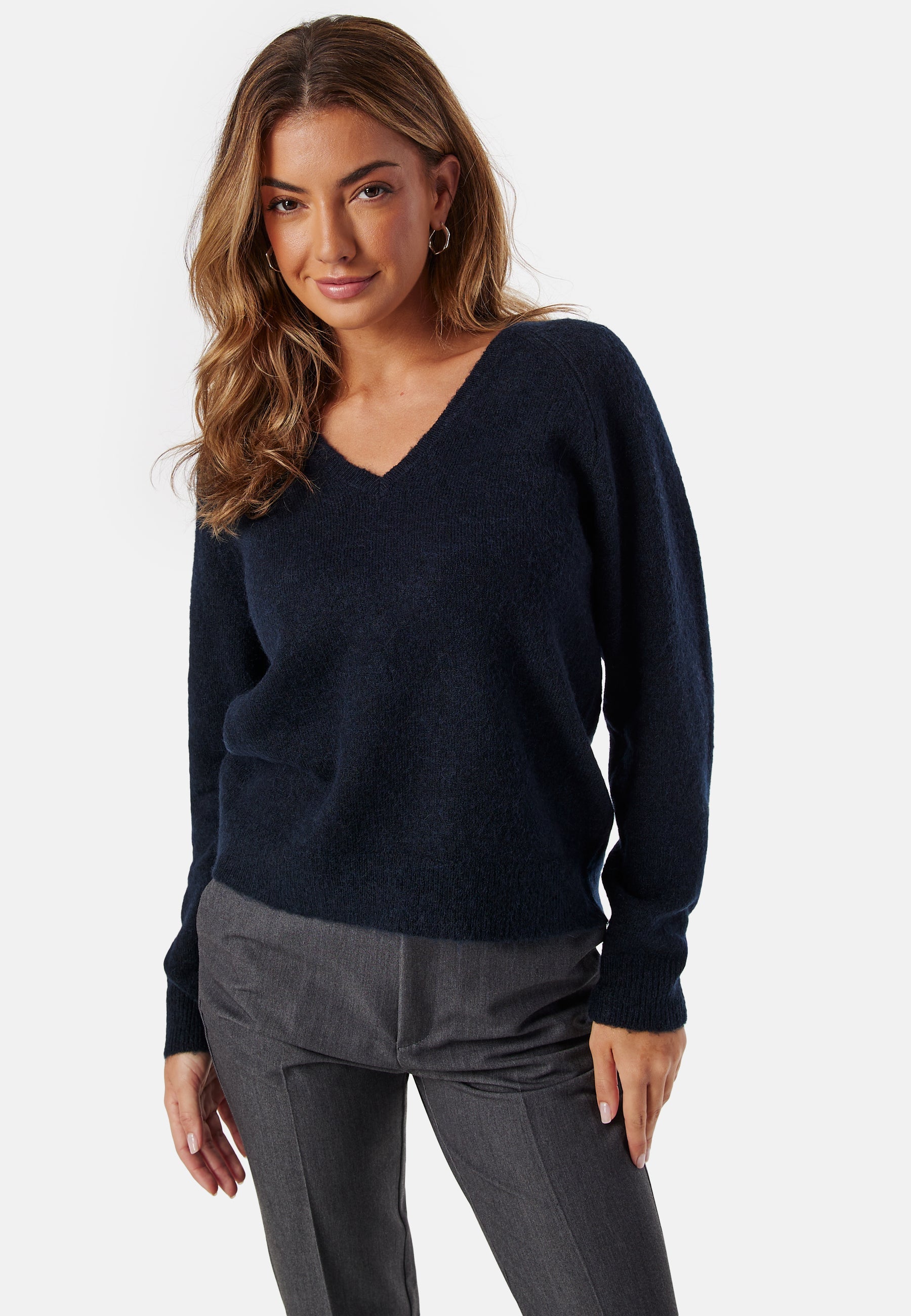 SELECTED Slflulu New Ls Knit V-neck B