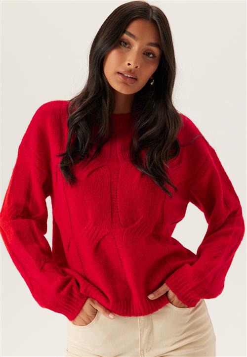 Pieces Pcjenna Ls O-neck Cable Knit