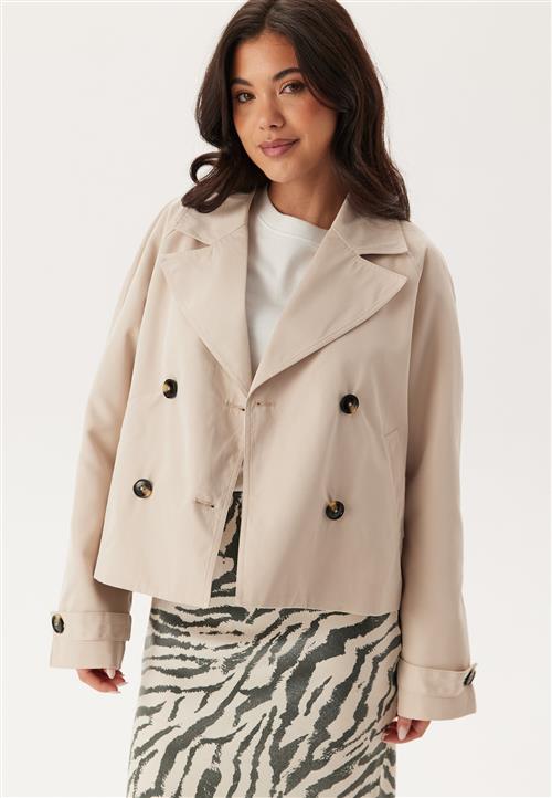 Pieces Pcscarlett Ls Short Trenchcoat