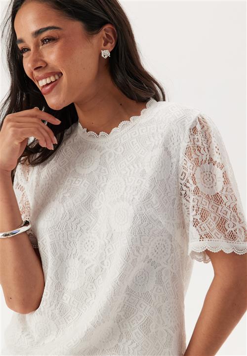 Pieces Pcolline Ss Lace Top