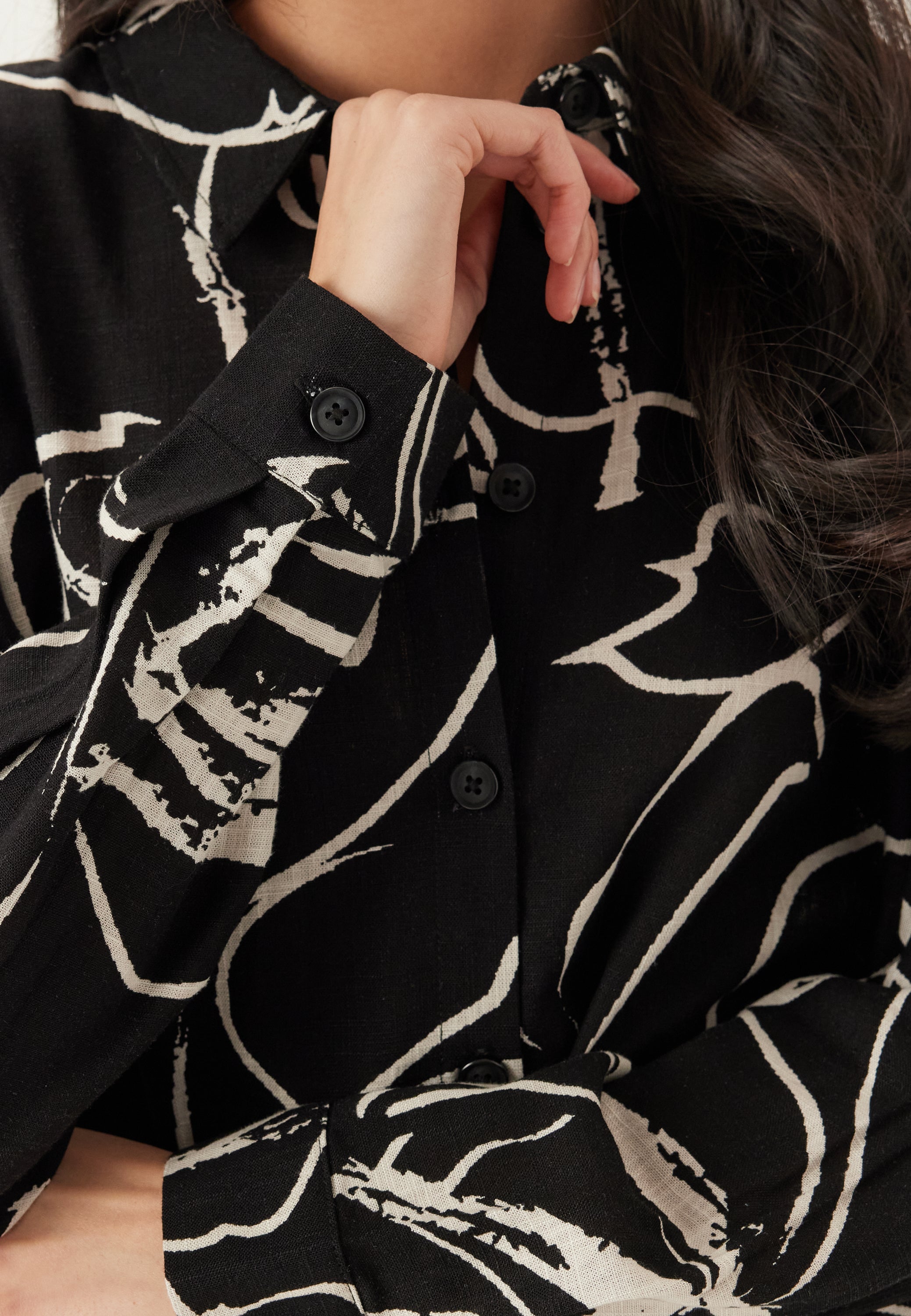 Object Collectors Item Objsanne L/S SHIRT AOP SHIRT