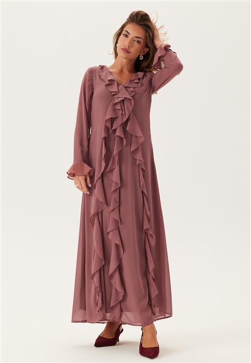 VERO MODA Vmholly Ls Flounce Ankle Dress