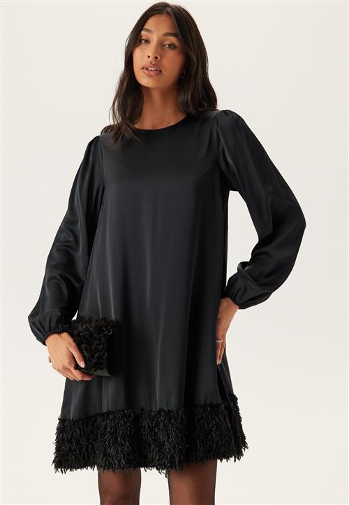 VILA Viveer O-neck L/S SHORT DRESS