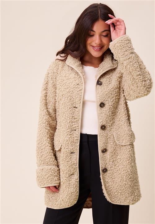 Happy Holly High Neck Teddy Jacket
