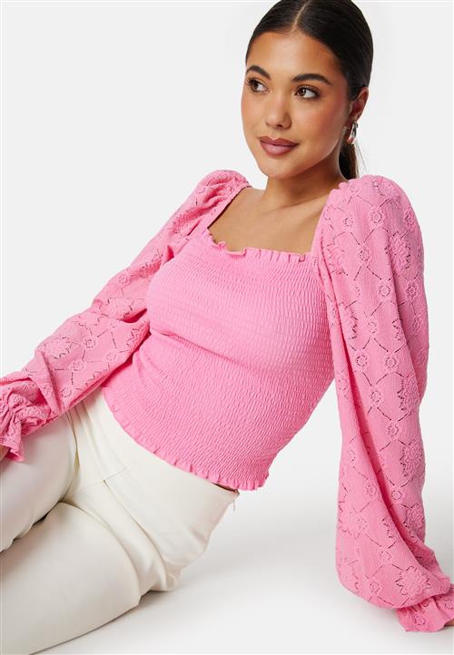 BUBBLEROOM Square Neck Smock Top