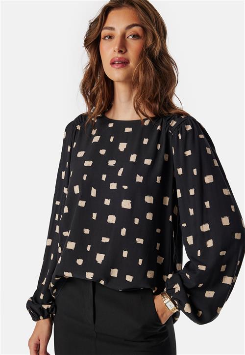 VILA Vilana L/S O-NECK DETAIL TOP