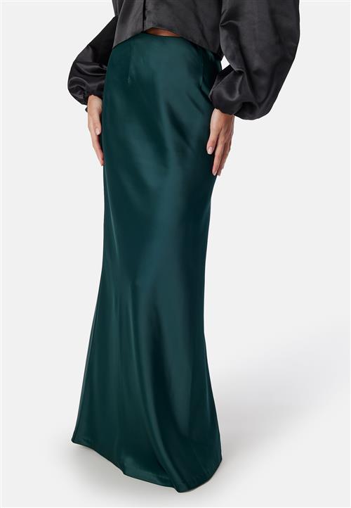 Bubbleroom Occasion Straight Satin Maxi Skirt