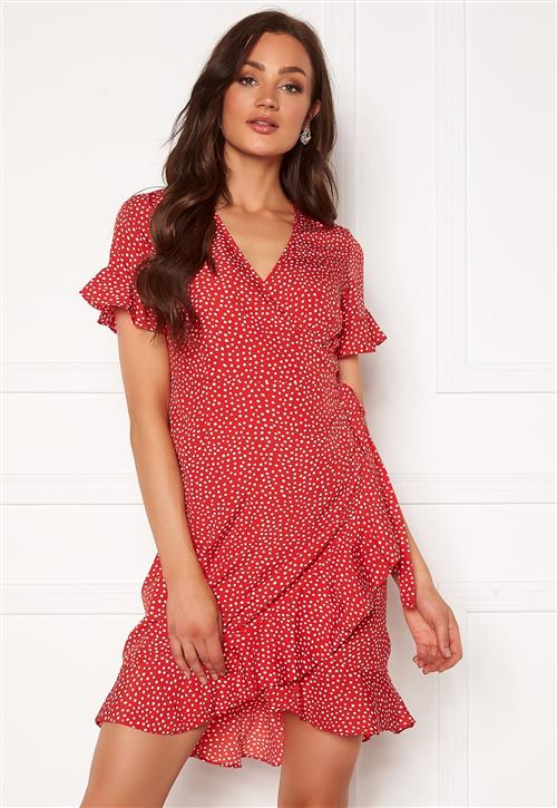 VERO MODA Henna 2/4 Wrap Frill Dress