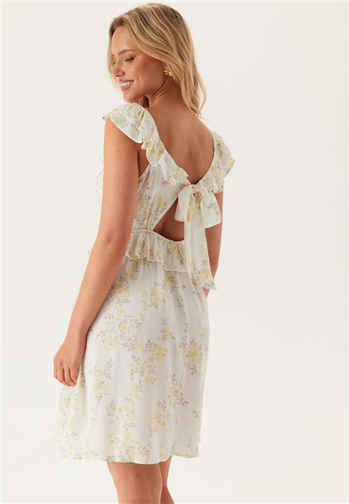 BUBBLEROOM Frill Viscose Dress Short