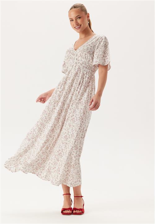 BUBBLEROOM Butterfly Sleeve Viscose Maxi