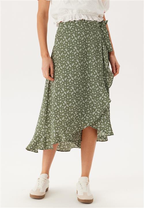 BUBBLEROOM Midi Wrap Skirt