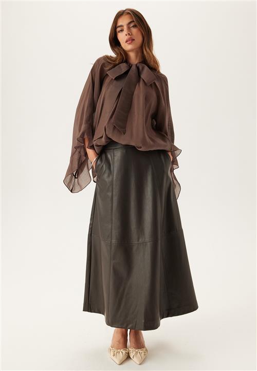 BUBBLEROOM Wide Sleeve Bow Blouse