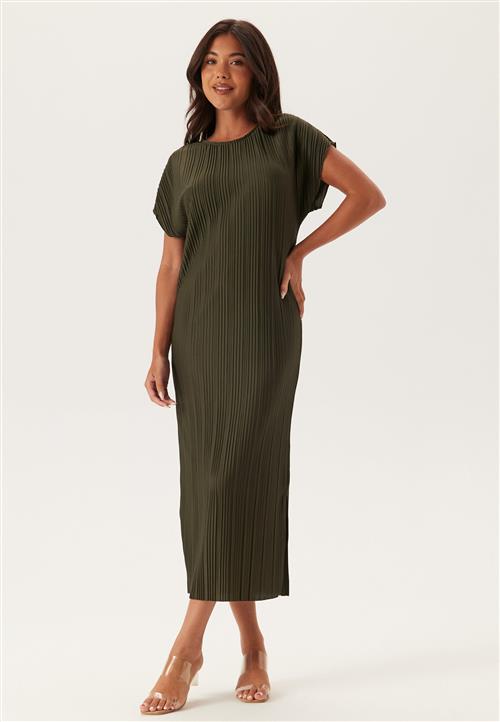 VILA Vitahlia O-neck C/S MIDI DRESS