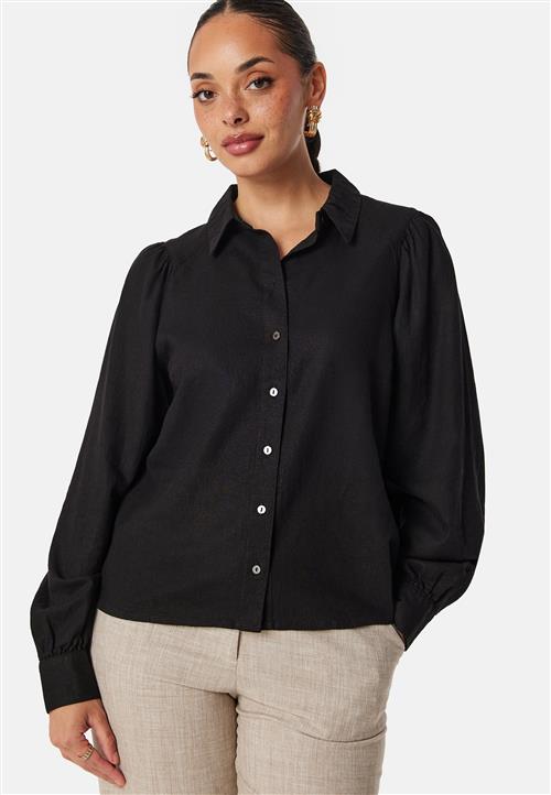 ONLY Onlcaro Linen Puff Shirt