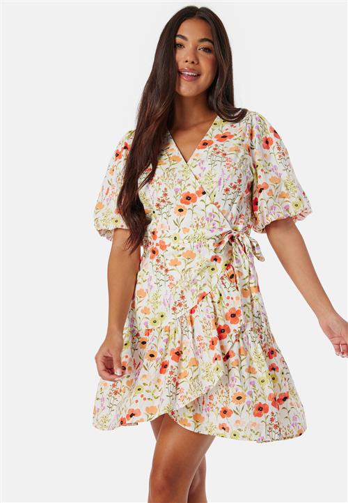 YAS Yasfield 2/4 wrap dress
