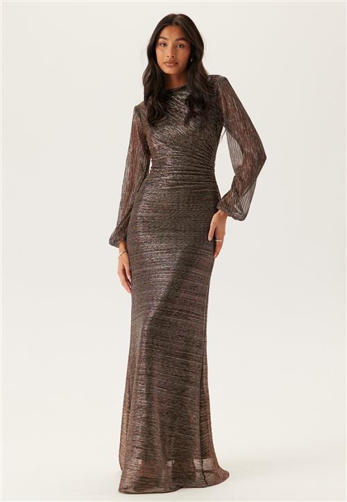 FOREVER NEW Kristen Long Sleeve Plisse Max